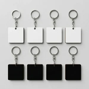 Sublimation MDF Keychain - Image 1