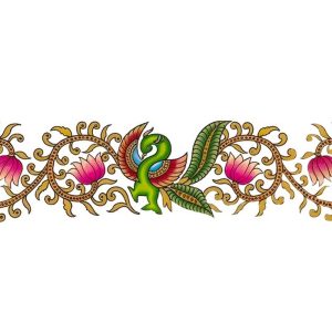 Saree Border - Flying Peacock - - Image 1