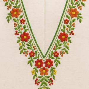 Dress Designs - V-shape Floral - Image 1