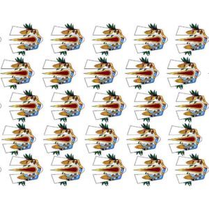 Sacred Tirupati Namam & Peacock Motifs - Image 1
