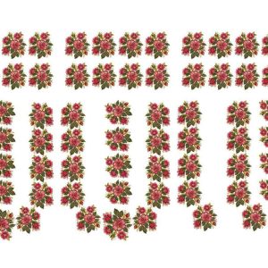 Vintage Rose Floral Bunch Multi-Motif Embroidery Layout - Image 1