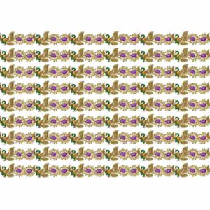 Royal Peacock & Lotus Vine Borders - Image 1