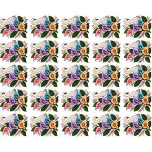 Swan & Calla Lily Floral Clusters - Image 1