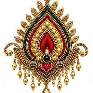 Royal Gold & Gem Pendant - Image 1