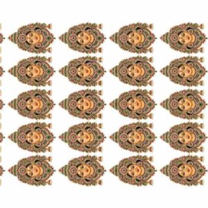 Goddess Varalakshmi Face Motif Grid - Image 1