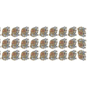 Decorated Caparisoned Elephant Grid - Image 1