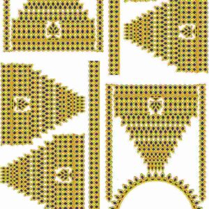 All-Over Zardosi & Stone Blouse Embroidery Set - Image 1
